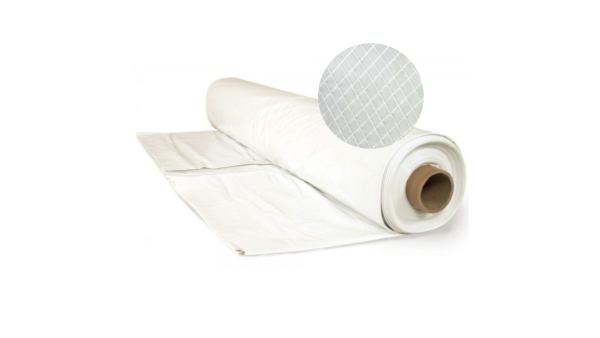 String Reinforced 10 Mil White Ice Rink Liner